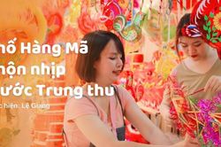 Phố Hàng Mã nhộn nhịp trước thềm Trung thu