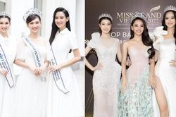 Phong cách thời trang đồng điệu, ngọt ngào của top 3 Miss World Vietnam 2022 sau đăng quang