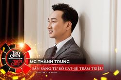 MC Thành Trung sẵn sàng từ bỏ cát-sê trăm triệu để dành thời gian cho gia đình