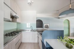 Căn hộ trần thấp vẫn thông thoáng nhờ cách thiết kế rất hợp lý