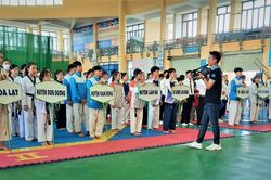 Trên 120 VĐV tranh tài tại Giải Taekwondo Đại hội TDTT tỉnh Lâm Đồng lần IX