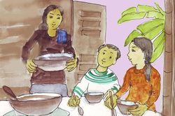 Đậm đà vị chè khoai lang
