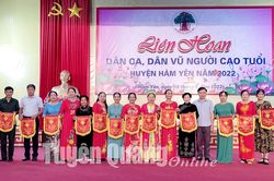 Liên hoan dân ca, dân vũ người cao tuổi huyện Hàm Yên năm 2022