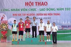 Công ty Cao su Chư Prông giành giải nhất toàn đoàn Hội thao ngành Cao su khu vực II