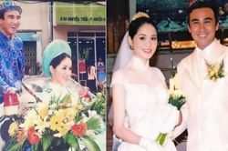 Ảnh cưới 17 năm trước của MC Quyền Linh và Dạ Thảo bỗng được dân mạng tìm kiếm