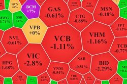 Khởi nghĩa bất thành, VN-Index có phiên giảm mạnh nhất 6 tuần