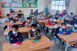 Đam Rông: 99% học sinh lớp 1 đã ra lớp ngày tựu trường