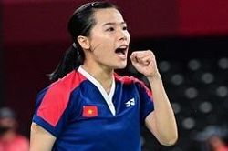 Thùy Linh đánh bại tay vợt Nhật Bản hạng 27 thế giới