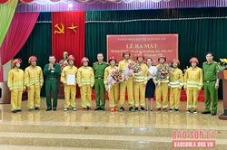 Ra mắt mô hình 'Tổ liên gia an toàn phòng cháy, chữa cháy' tại Mai Sơn