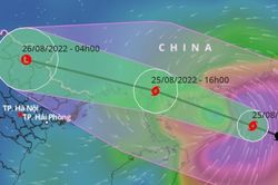 Bão số 3 cách Quảng Ninh 230 km, miền Bắc mưa to