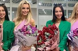 Hoa hậu Thùy Tiên rạng rỡ hội ngộ 'Hoa hậu đẹp nhất thế giới 2021' tại Malaysia