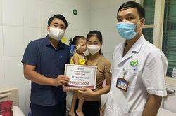 Bé Chu Yến Như bị tim bẩm sinh đã xuất viện về nhà