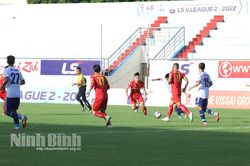 Giải bóng đá hạng nhất quốc gia LS-VLeague 2022: Công an Nhân dân thắng Huda Huế 3-0