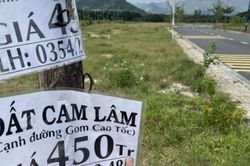 Phân lô bán nền tràn lan, hàng loạt cán bộ huyện Cam Lâm bị kỷ luật