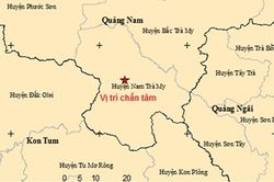 Sau liên tiếp các trận động đất tại Kon Tum, vùng giáp ranh Quảng Nam xảy ra động đất