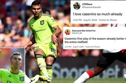 MU: CĐV 'phát cuồng' sau màn chào sân của Casemiro