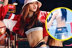 Cận cảnh vòng eo đồi núi trập trùng của Lisa Blackpink