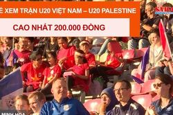 Giá vé xem trận U20 Việt Nam - U20 Palestine cao nhất 200.000 đồng