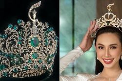 Vương miện 12 tỷ gặp sự cố sau chuyến công tác châu Âu, Thùy Tiên dùng phiên bản khi sang Malaysia