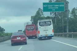 Vụ xe khách chèn ép nhau trên đường cao tốc: Khởi tố 3 đối tượng