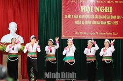 Sơ kết Câu lạc bộ hát giao duyên tiếng Mường