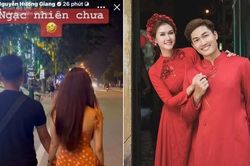 Hương Giang khoe ảnh nắm tay 'trai lạ' hậu chia tay Đình Tú
