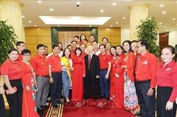Tổng Bí thư Nguyễn Phú Trọng gặp mặt đại biểu dự Đại hội XI Hội Chữ thập đỏ Việt Nam nhiệm kỳ 2022-2027