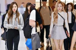Trang phục sân bay của Rosé Blackpink, kiểu nào cũng 'chơi' mà vẫn đẹp lạ