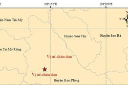 Sáng sớm nay, động đất lại rung chuyển Kon Tum