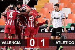 Valencia 0-1 Atletico: Griezmann mang về 3 điểm cho đội khách