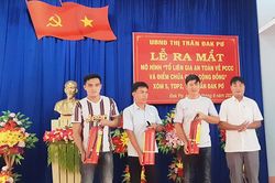 Đak Pơ ra mắt mô hình 'Tổ liên gia an toàn về phòng cháy, chữa cháy và điểm chữa cháy cộng đồng'