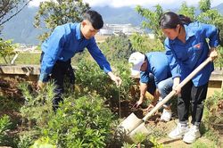 Thanh niên Sa Pa góp sức xây dựng nông thôn mới
