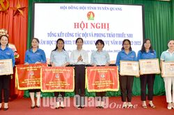 Tổng kết công tác Đội và phong trào thiếu nhi năm học 2021-2022