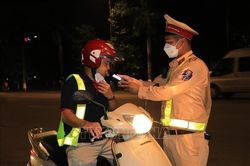 Ngày đầu tiên kỳ nghỉ Lễ 2/9, phát hiện, xử lý trên 1.600 trường hợp vi phạm nồng độ cồn