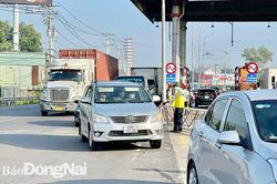 17 lần xả trạm thu phí trên quốc lộ 51 trong ngày đầu nghỉ lễ