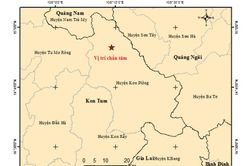 Ngày 1-9, Kon Tum xảy ra liên tiếp 6 trận động đất