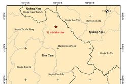 Tỉnh Kon Tum ghi nhận 7 trận động đất trong ngày 1/9