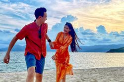 Bạn trai Hoa hậu Lê Âu Ngân Anh chia sẻ loạt ảnh hạnh phúc trước ngày đám cưới