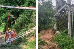 Công ty Điện lực Nghệ An nỗ lực khắc phục thiệt hại sau mưa lũ, sớm cấp điện trở lại cho huyện vùng biên giới Kỳ Sơn