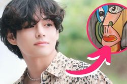 Họa sĩ nhí này 'lọt mắt xanh' V BTS, tranh sẽ 'đắt như tôm tươi'?
