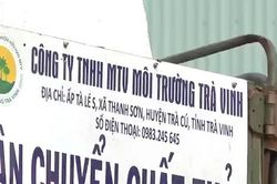 Doanh nghiệp ở Trà Vinh chôn rác thải nguy hại trái phép tại Bình Dương
