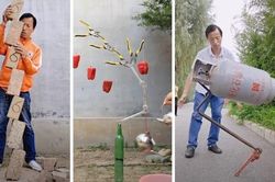 Người đàn ông Trung Quốc nổi tiếng với tài cân bằng đồ vật đáng kinh ngạc