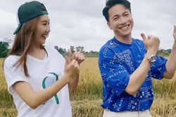 Cùng ST Sơn Thạch nhảy nhót giữa ruộng lúa, Thúy Ngân có biểu cảm gây chú ý khi quên bài!