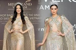 Á hậu Bảo Ngọc 'đụng hàng' với Hoa hậu Khánh Vân: Cao hơn 10cm vẫn lép vế toàn tập
