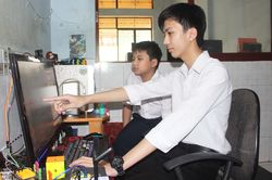 Cậu học sinh ở trường huyện Chư Păh sáng tạo vì cộng đồng
