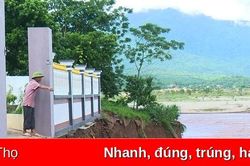 Thanh Thủy: Mưa bão khiến nhiều hộ dân phải di dời khẩn cấp