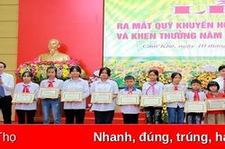 Ra mắt quỹ khuyến học, khuyến tài huyện Cẩm Khê