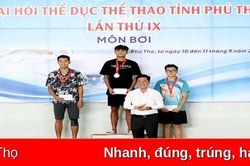 Khởi tranh môn Bơi tại Đại hội TDTT tỉnh Phú Thọ lần thứ IX