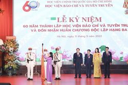 Học viện Báo chí và Tuyên truyền tổ chức Lễ kỷ niệm 60 năm thành lập