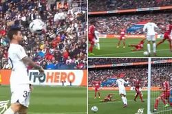 Mbappe hứng chỉ trích vì cản cú sút ghi bàn của Messi
